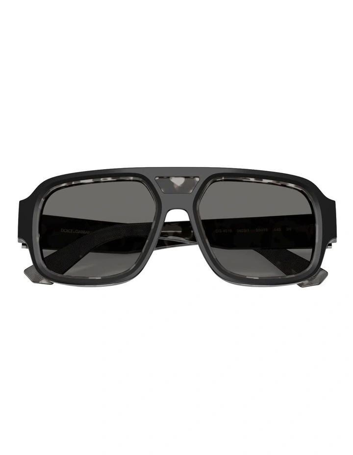 Acetate Sunglasses in Black image 5