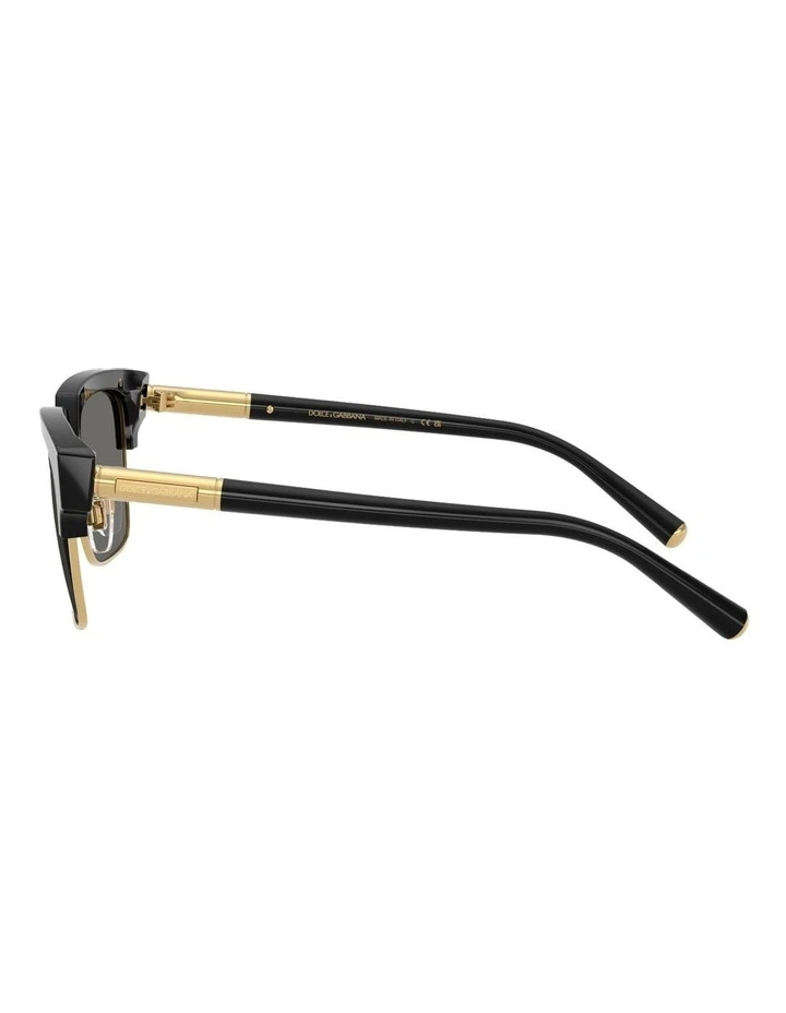 Acetate Sunglasses in Black image 3