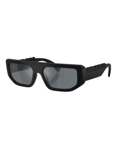Injected Sunglasses in Black