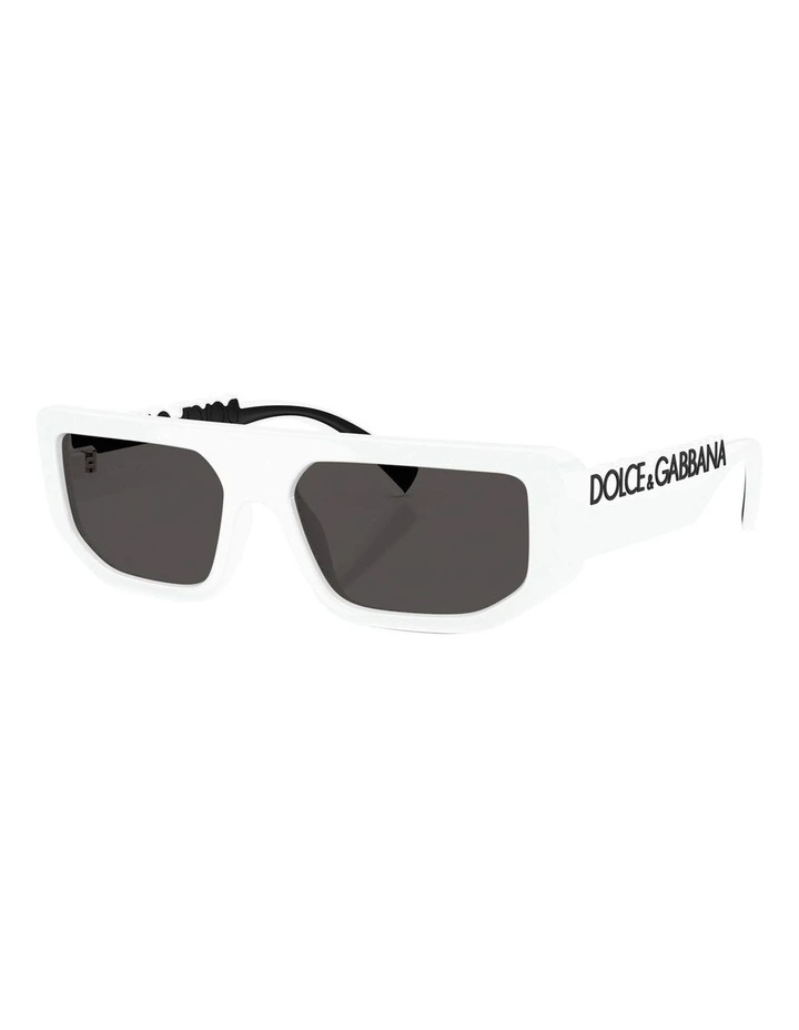 Injected Sunglasses in White image 1