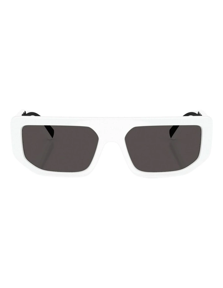 Injected Sunglasses in White image 2
