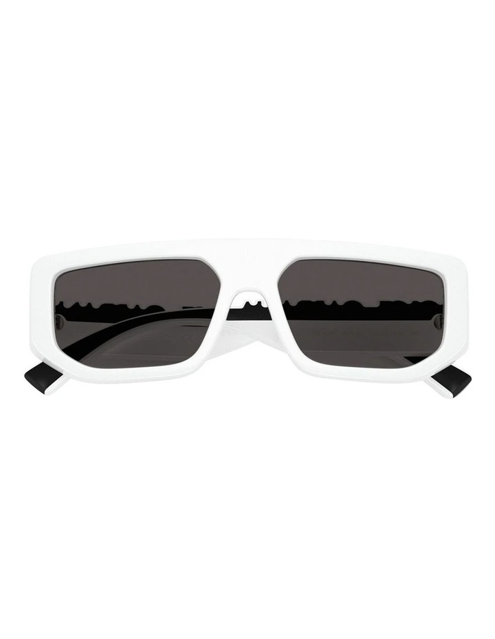 Injected Sunglasses in White image 4