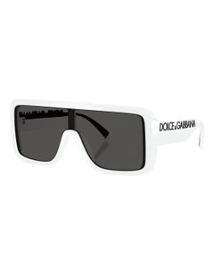 Injected Sunglasses in White