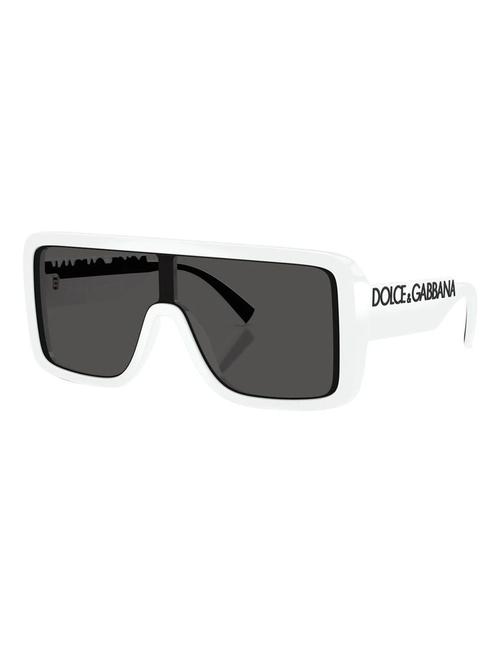 Injected Sunglasses in White image 1