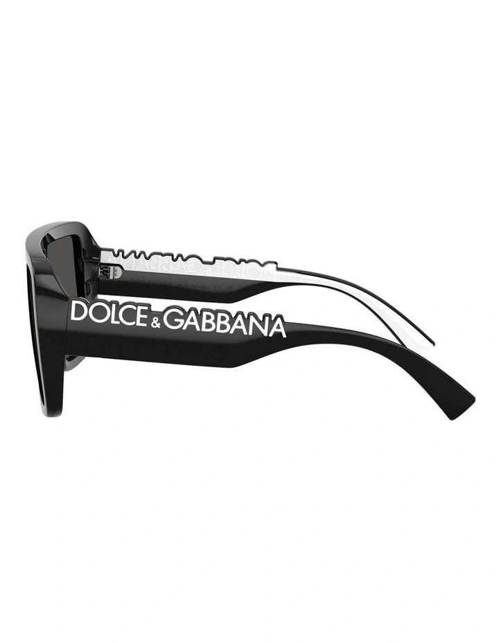 Injected Sunglasses in Black image 3