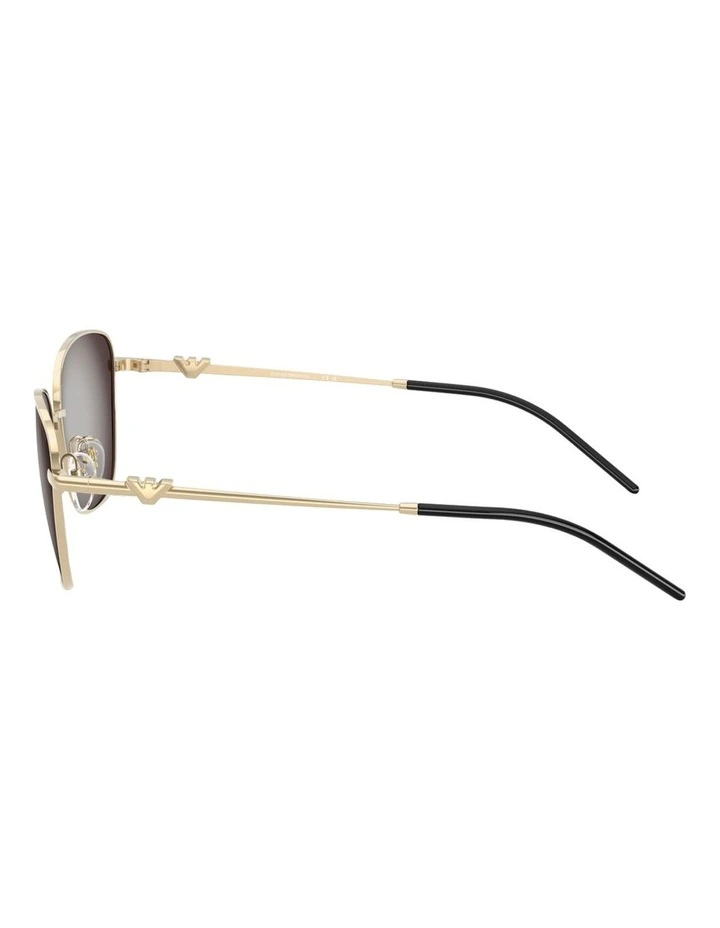 Metal Sunglasses in Gold image 3