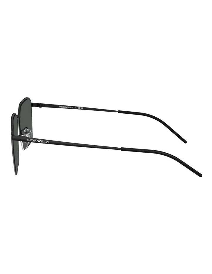 Metal Sunglasses in Black image 3
