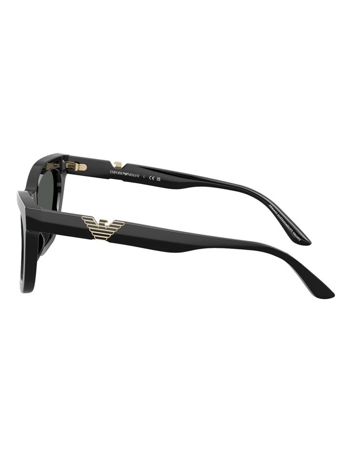 Acetate Sunglasses in Black image 3