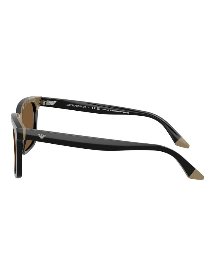 Acetate Sunglasses in Black image 3