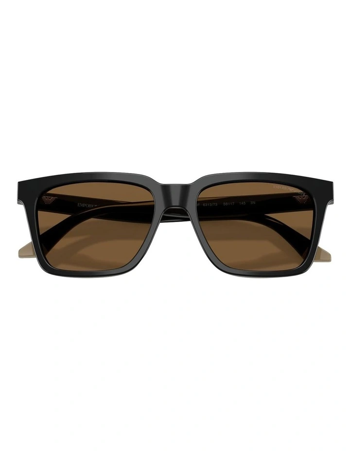 Acetate Sunglasses in Black image 5