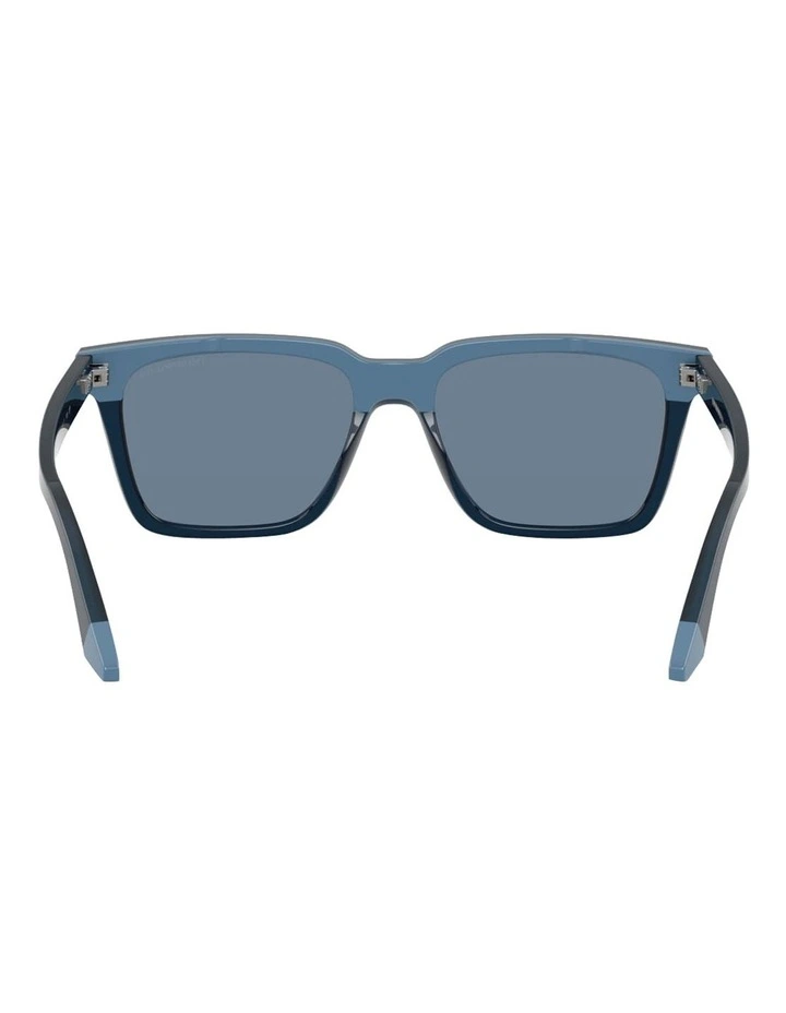 Acetate Polarised Sunglasses in Blue image 4