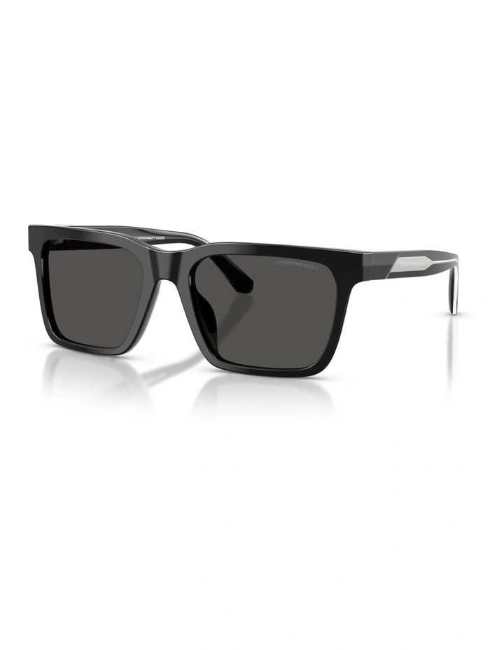 Acetate Sunglasses in Black image 1