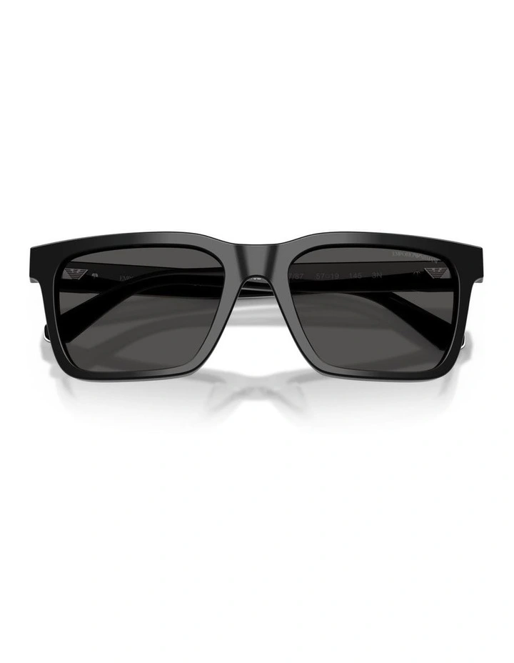 Acetate Sunglasses in Black image 5