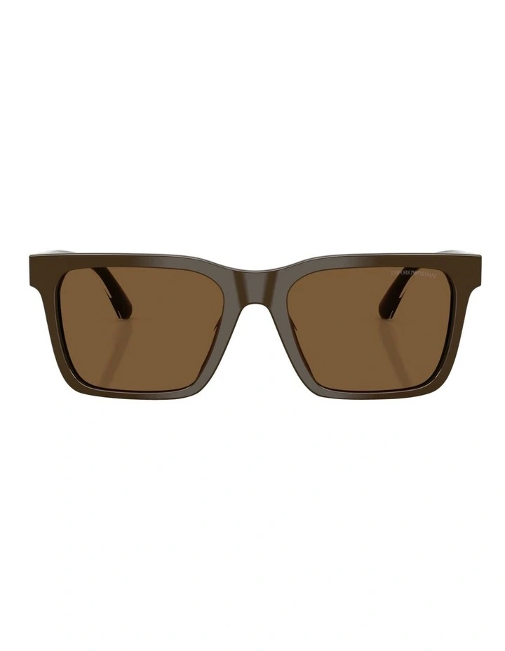 Acetate Sunglasses in Brown image 2