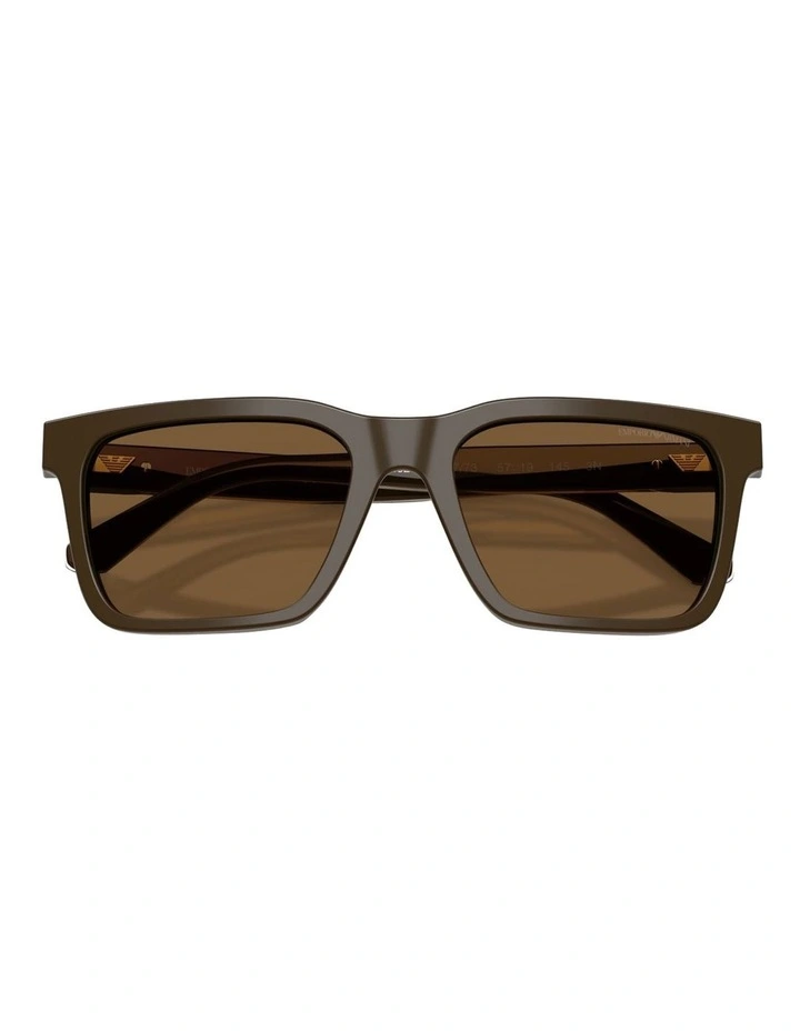 Acetate Sunglasses in Brown image 5