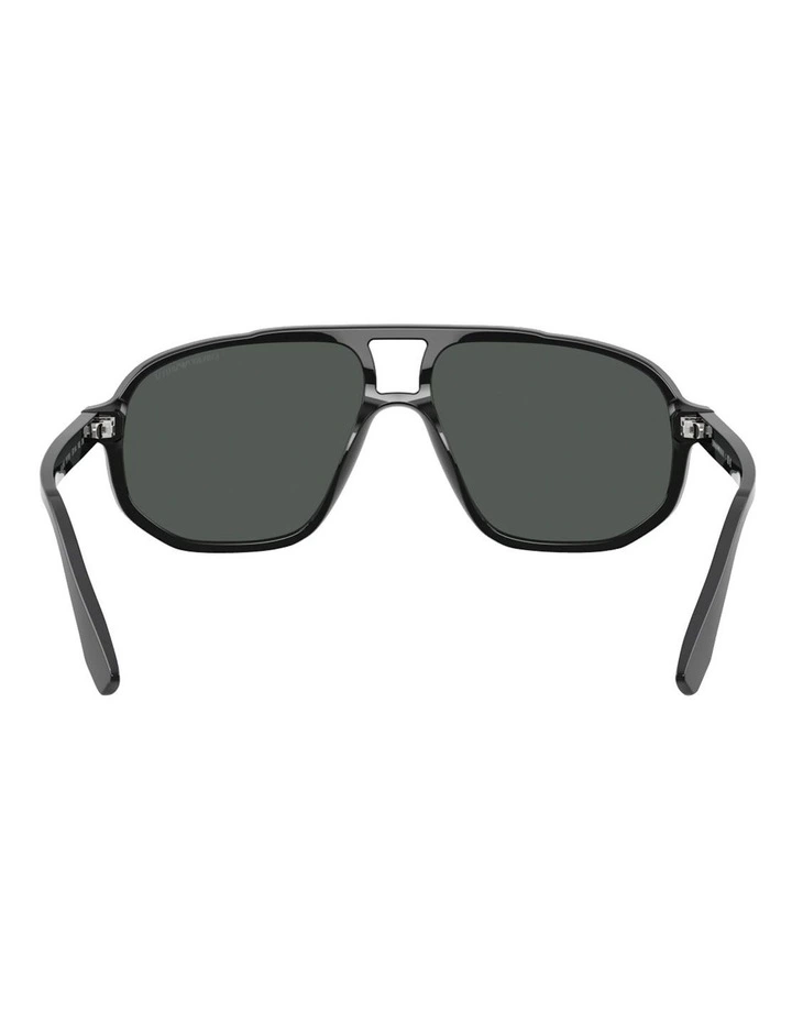 Acetate Sunglasses in Black image 4