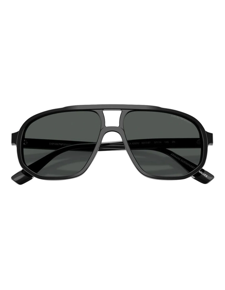 Acetate Sunglasses in Black image 5