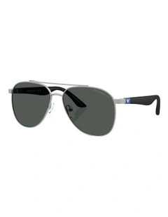 Metal Sunglasses in Silver