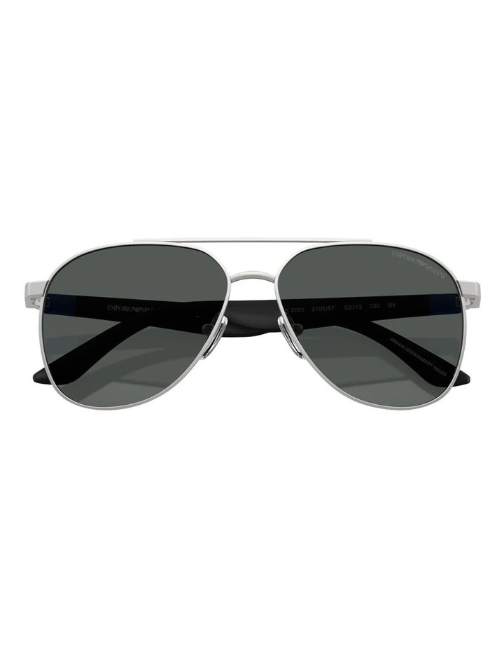 Metal Sunglasses in Silver image 5