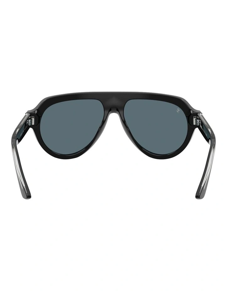 Acetate Sunglasses in Black image 3