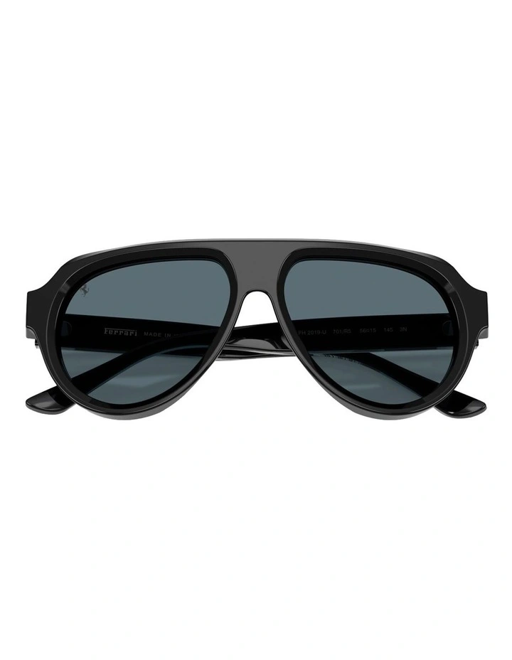 Acetate Sunglasses in Black image 4