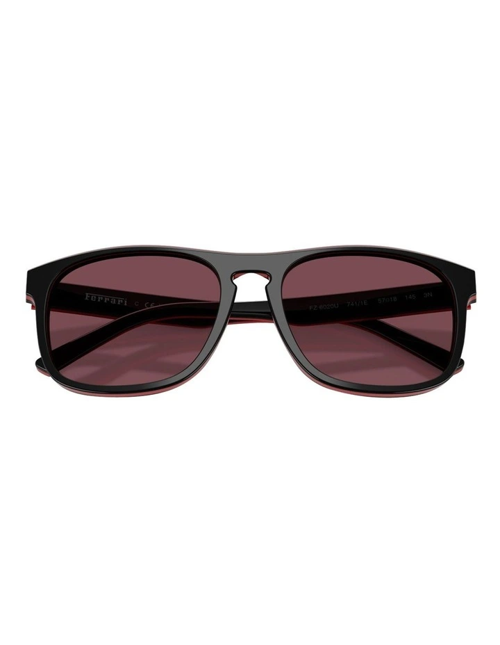 Acetate Sunglasses in Black image 4