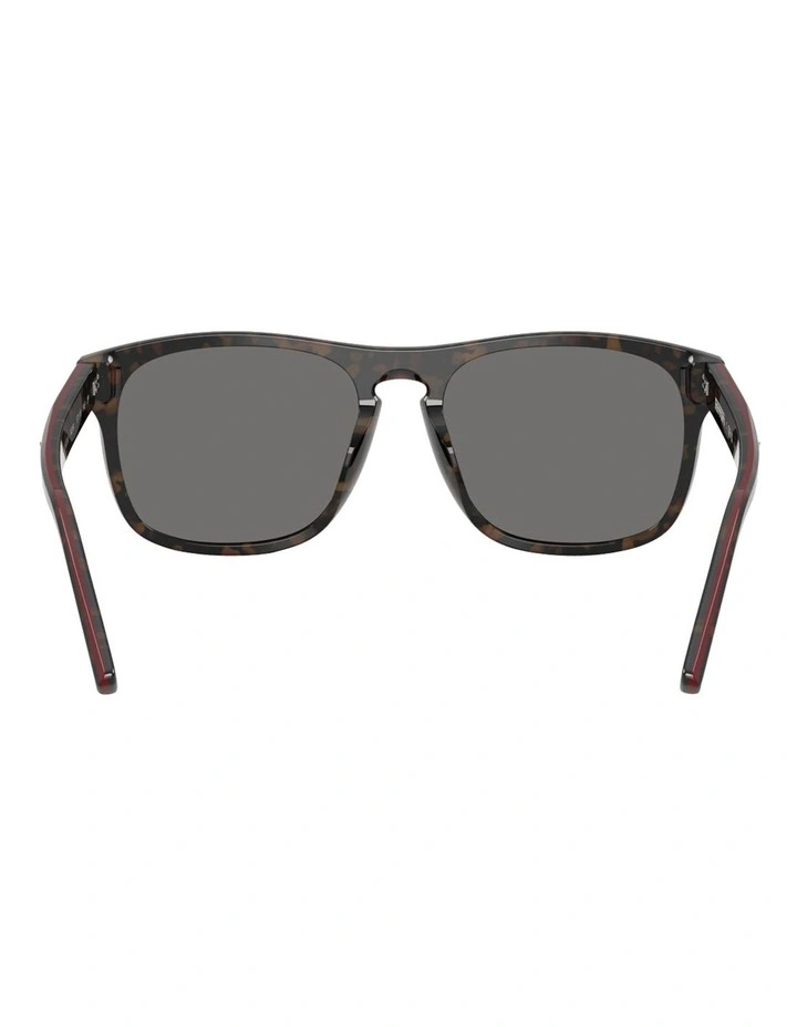 Acetate Polarised Sunglasses in Red image 4