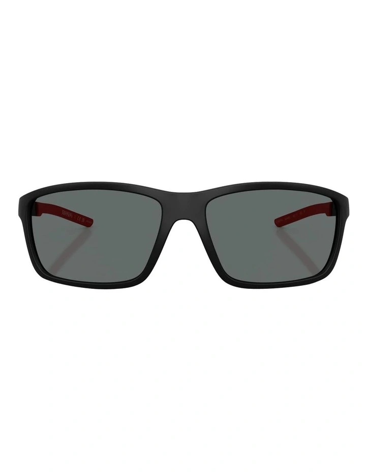 Injected Polarised Sunglasses in Black image 2
