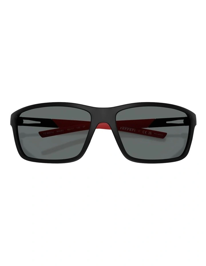 Injected Polarised Sunglasses in Black image 5