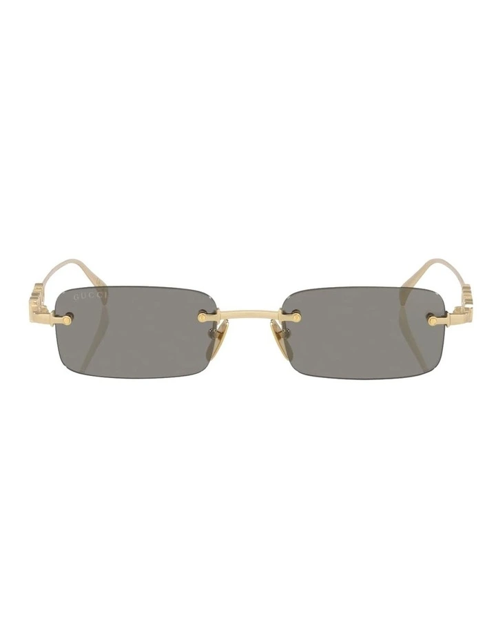 GG1808S Metal Sunglasses in Gold image 2