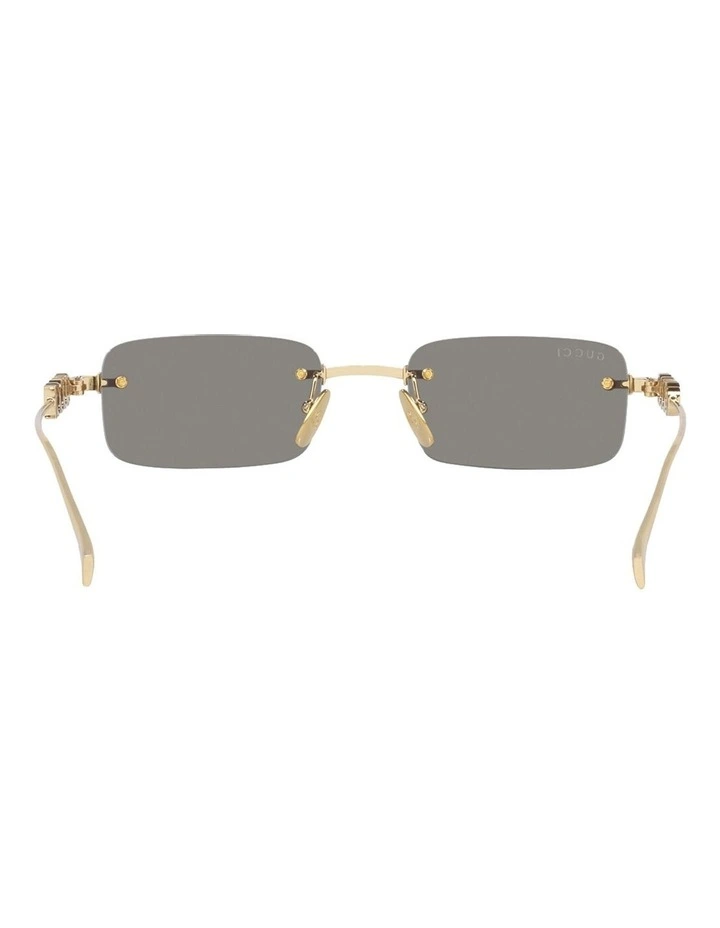 GG1808S Metal Sunglasses in Gold image 4