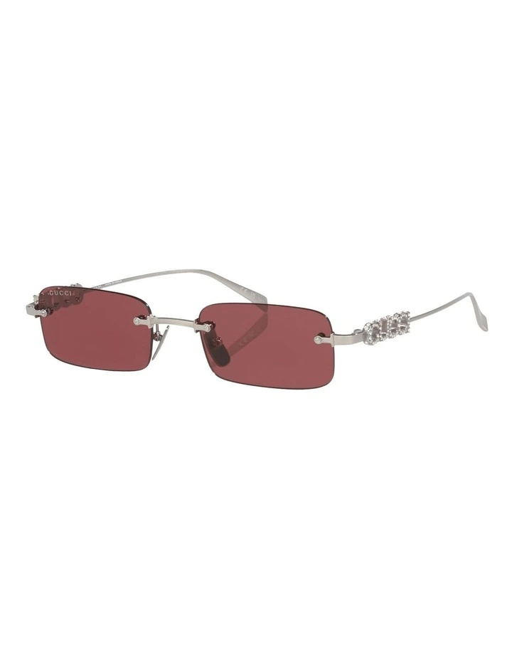 GG1808S Metal Sunglasses in Silver image 1