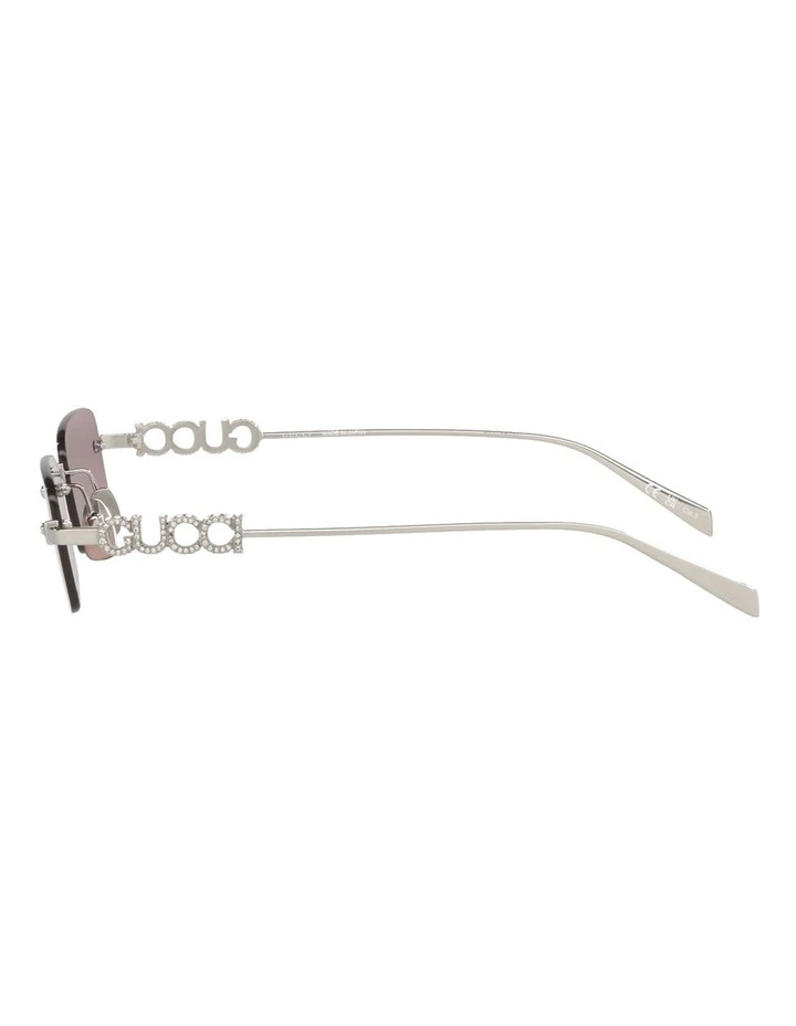 GG1808S Metal Sunglasses in Silver image 3