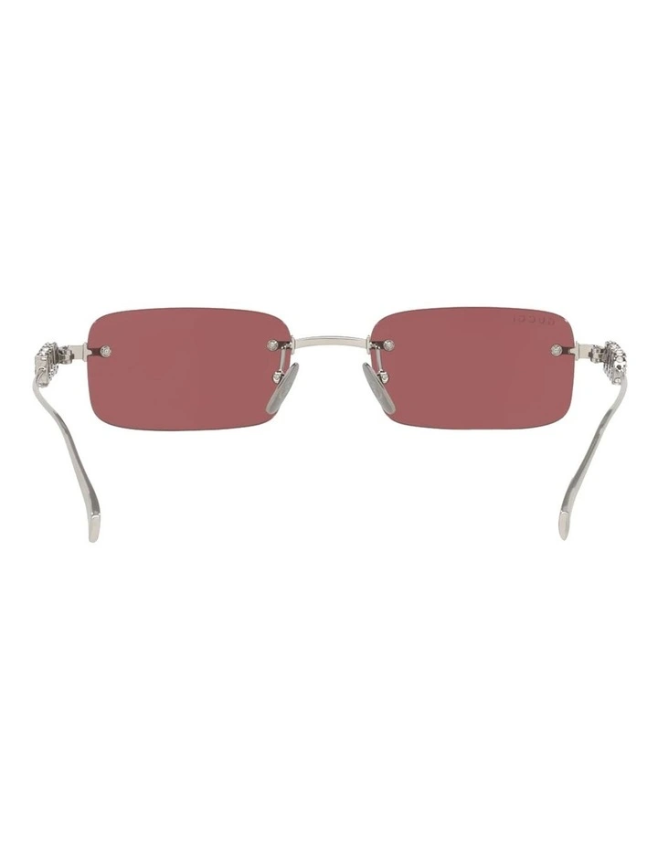 GG1808S Metal Sunglasses in Silver image 4