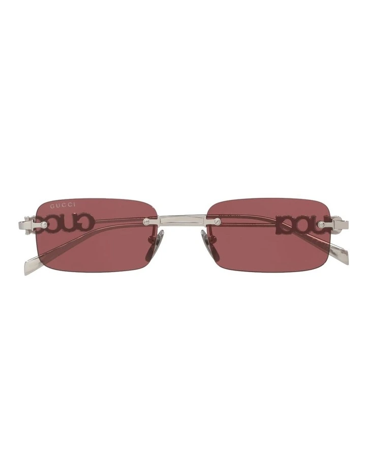 GG1808S Metal Sunglasses in Silver image 5