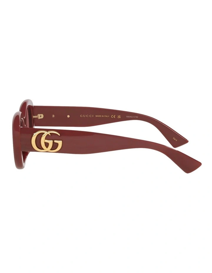 Injected Sunglasses GG1829SK in Red image 3
