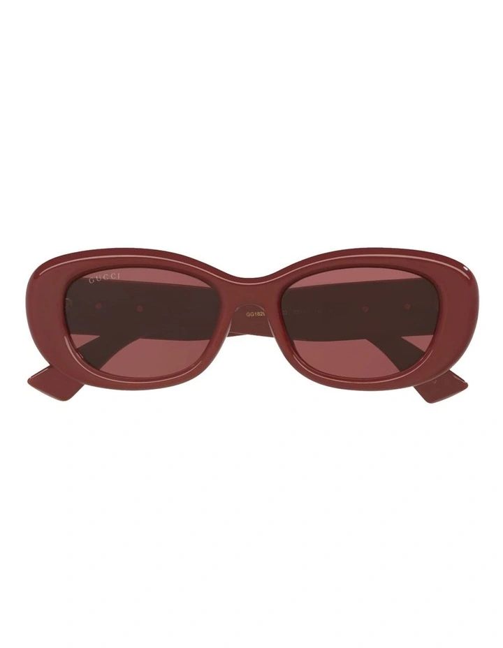 Injected Sunglasses GG1829SK in Red image 4