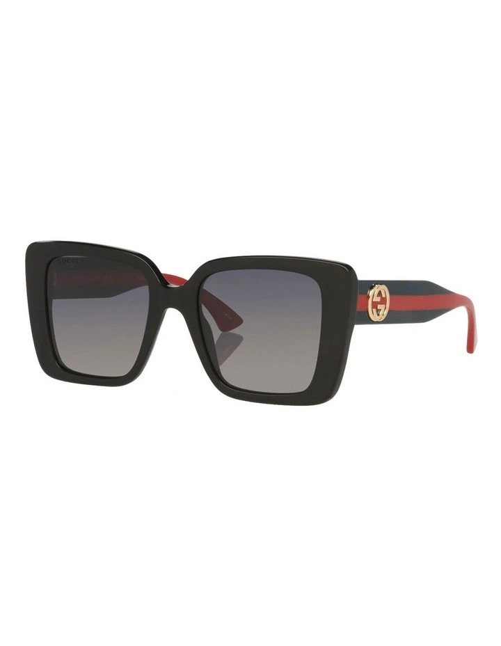 Acetate Polarised Sunglasses GG1861S in Black image 1