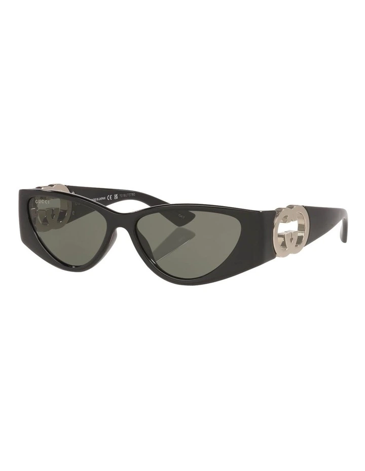 Injected Sunglasses GG1824S in Black image 1