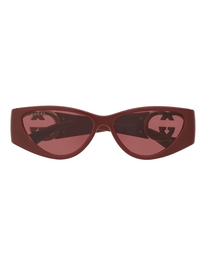 Injected Sunglasses GG1824S in Red image 4