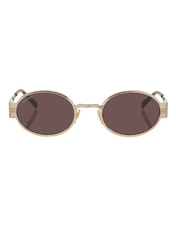 GG1854S Metal Sunglasses in Gold image 2