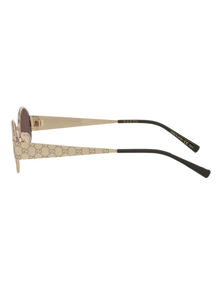 GG1854S Metal Sunglasses in Gold image 3