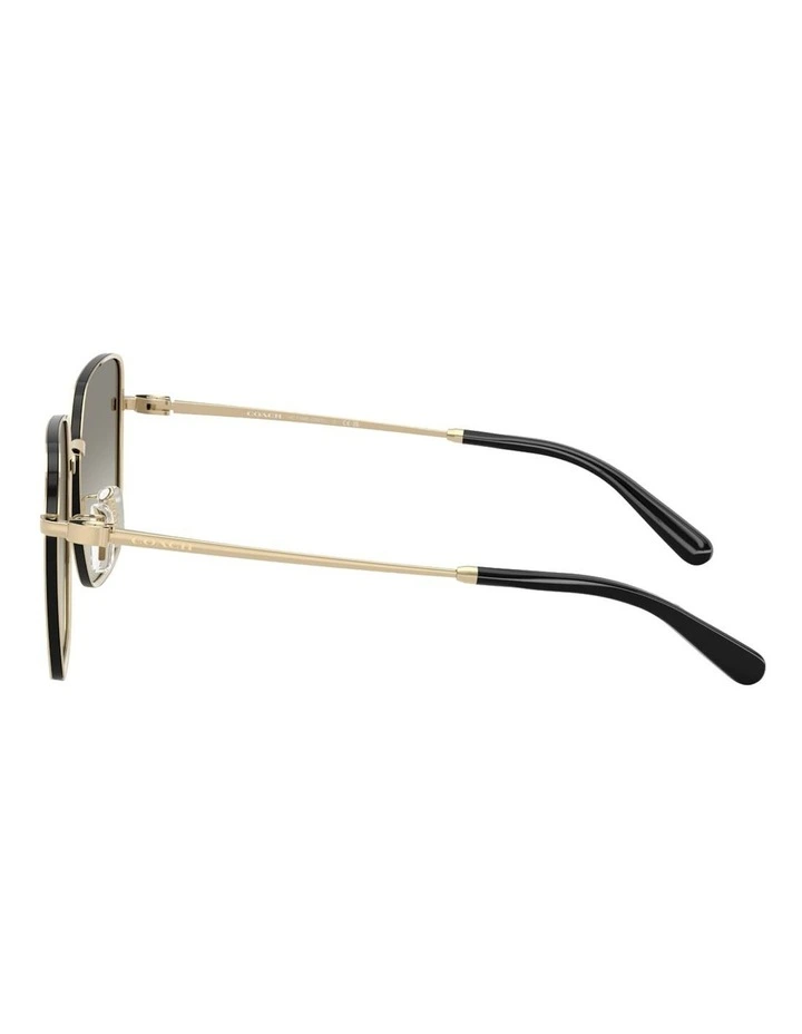 Metal Sunglasses CBZ51 in Gold/Black image 3
