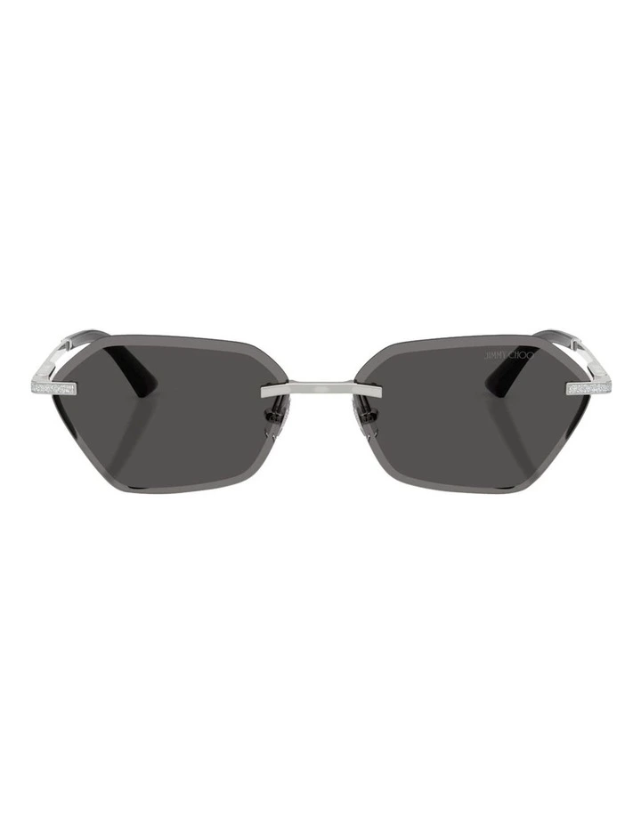 Metal Sunglasses in Silver image 2