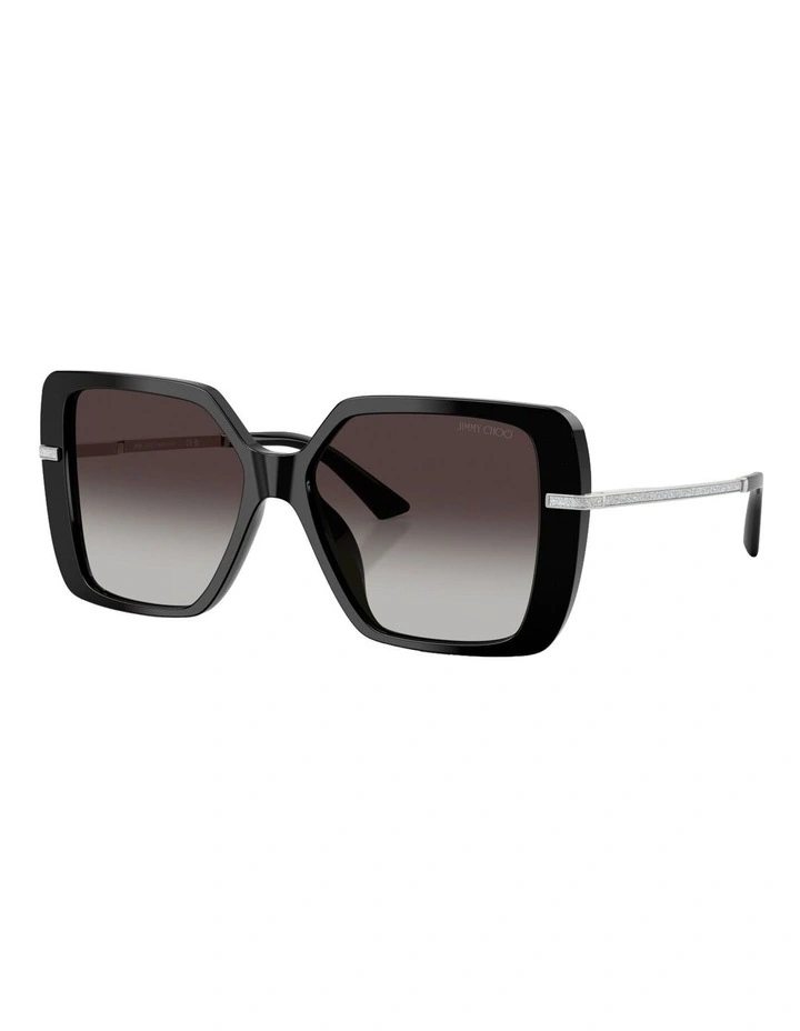 Acetate Sunglasses in Black image 1