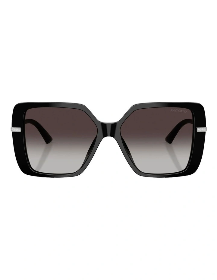 Acetate Sunglasses in Black image 2