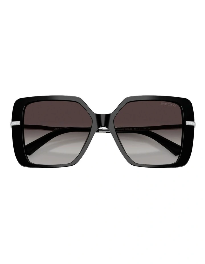 Acetate Sunglasses in Black image 4