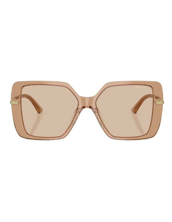 Acetate Sunglasses in Brown image 2