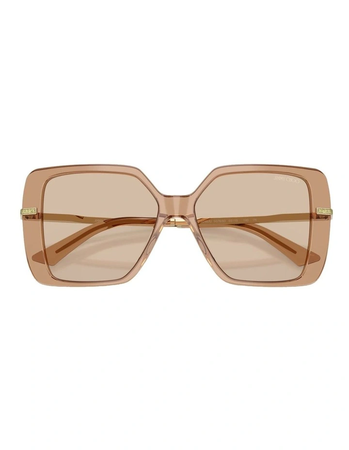 Acetate Sunglasses in Brown image 4