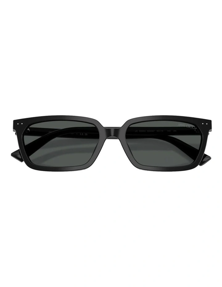 Acetate Sunglasses in Black image 4